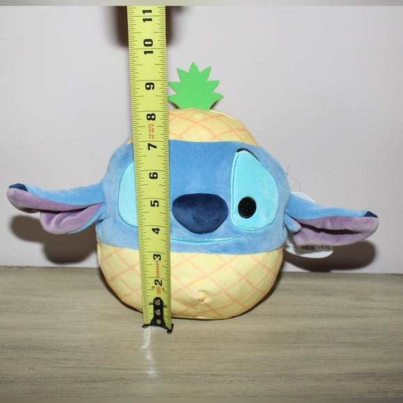 SQUISHMALLOWS STITCH Pineapple Disney Plush NWT LILO & Stitch - Picture 9 of 10
